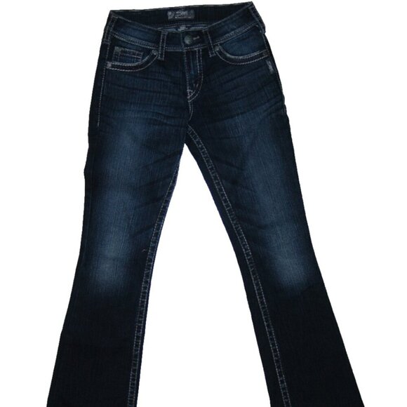 Silver SUKI Surplus Jeans Tag 26 x 30 - Picture 1 of 11